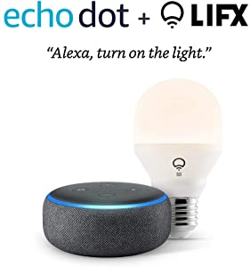 Prime Members: Echo Dot Smart speaker (3rd Gen) with LIFX Smart Bulb $19 + Free Shipping