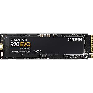 Staples.  Samsung 970 EVO SSD 500GB - M.2 NVMe  (MZ-V7E500BW) $76