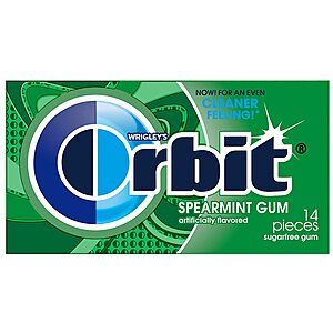 Walgreens: Orbit sugar-free gum (14pk) $1 each when buying at least three YMMV