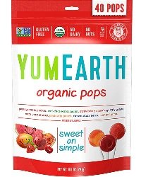 40-Count YumEarth Organic Lollipops (Assorted Flavors) $3.30 + Free S/H (Kroger New Users)