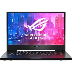 ASUS - ROG Zephyrus G 15.6" Gaming Laptop - AMD Ryzen 7 - 16GB Memory - NVIDIA GeForce GTX 1660 Ti Max-Q - 512GB SSD - Metalic Hairline Black $899