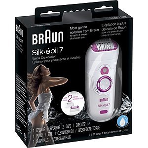 Women's Braun Silk-epil 7 Electric Epilator Cordless Hair Remover AC AR $30