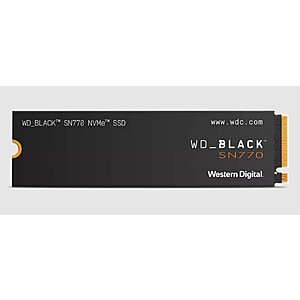2TB WD_BLACK SN850X NVMe SSD $135, 2TB WD_BLACK SN770 NVMe SSD $99 + Free Shipping